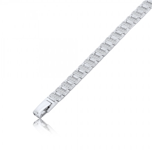 PULSERA ENDLESS RODINADA CON CUBIC