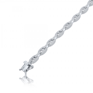 PULSERA PREMIUM ESLABONADA CON CUBIC