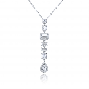 CONJUNTO PREMIUM PIEDRAS DE FORMA DISTINTA RODINADO