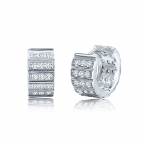 PAR AROS PREMIUM ARGOLLA LINEAS P&Aacute;VEE RODINADOS 12 MM