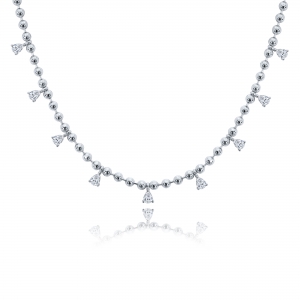 COLLAR BOLITA HAPPY DIAMONDS DROP RODINADO