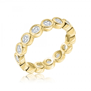 ANILLO TENIS AMARILLO