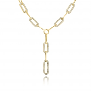 COLLAR PAPER CLIP CORBATERO AMARILLO