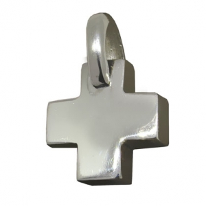 Colgante cruz del equilibrio, chica. 1,9 cm aprox