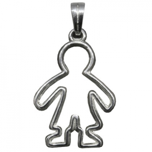 Colgante contorno nene 5 cm