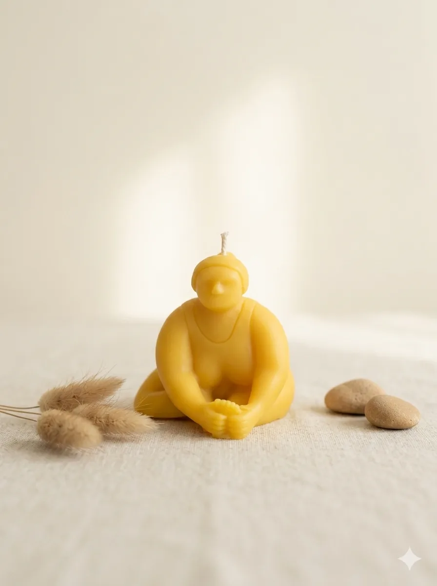 Yogafrau — nach vorne gebeugt