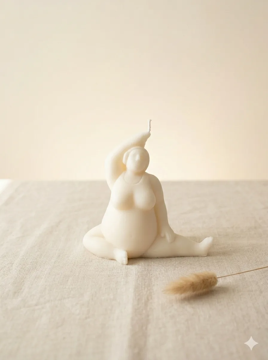 Yogafrau — ein Bein zur Seite, Arm hoch