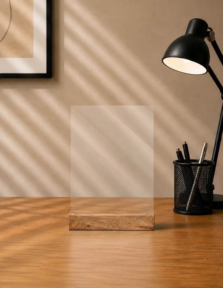 Acrylic Photo Frame with Stand
