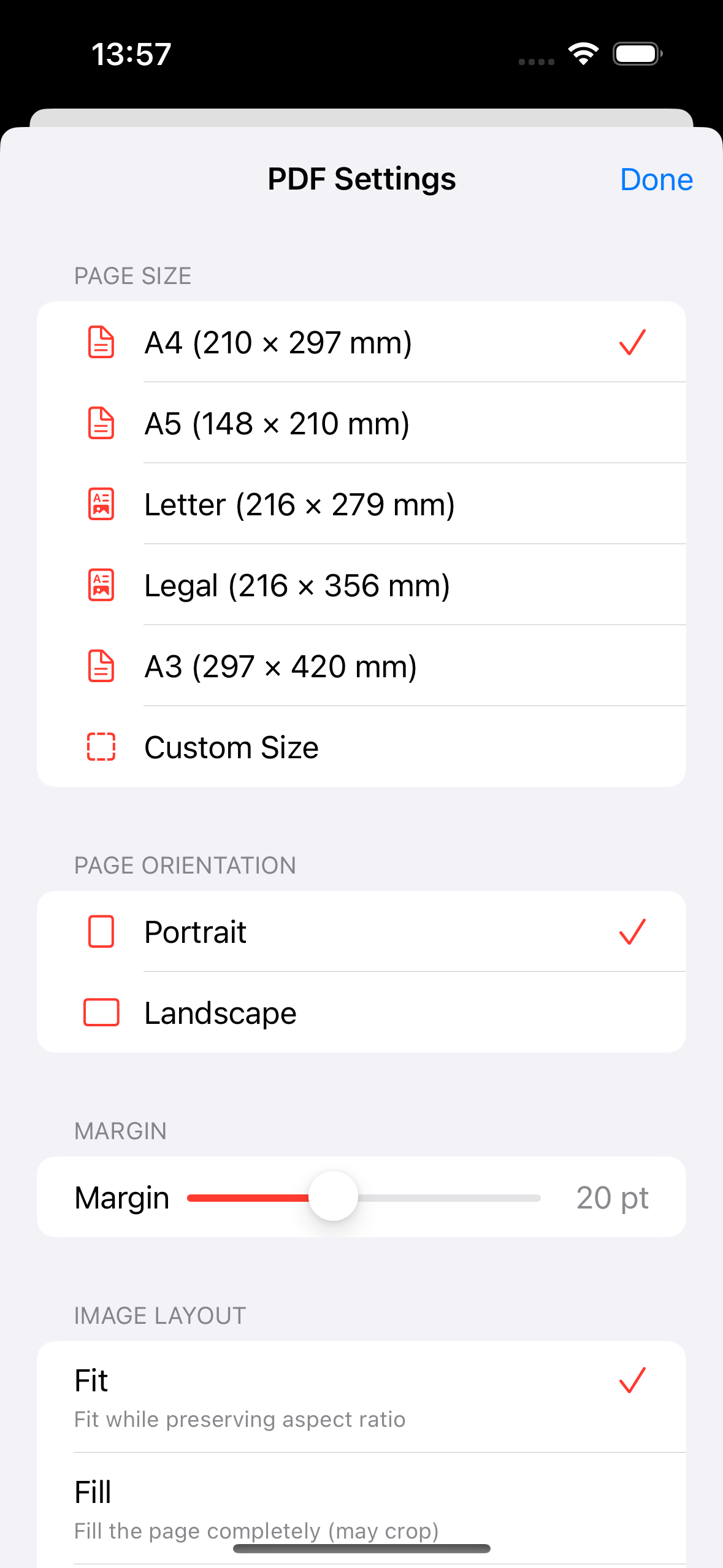 App Settings and Premium Features