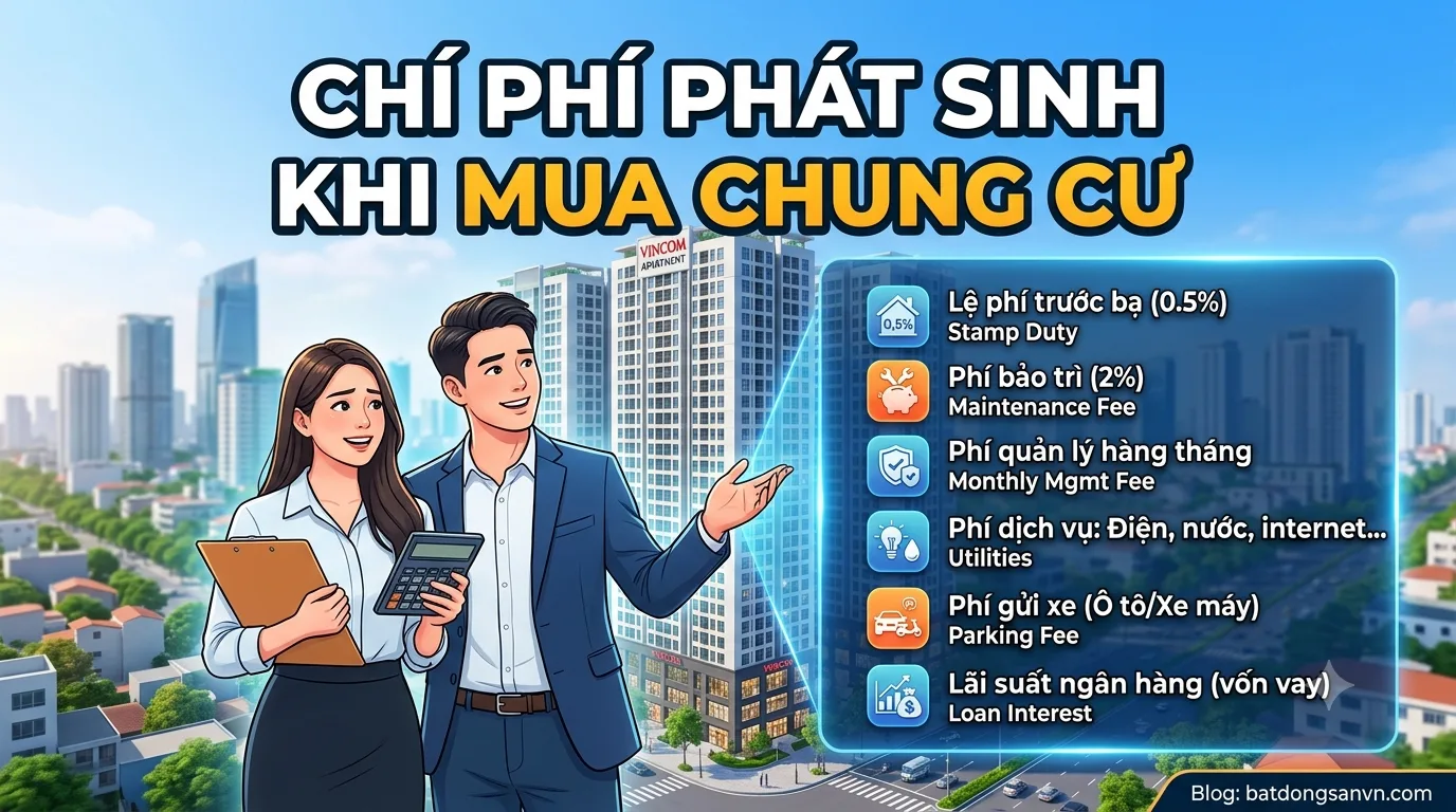 Những khoản phí cần biết khi mua chung cư: Đừng để phát sinh ngoài dự tính