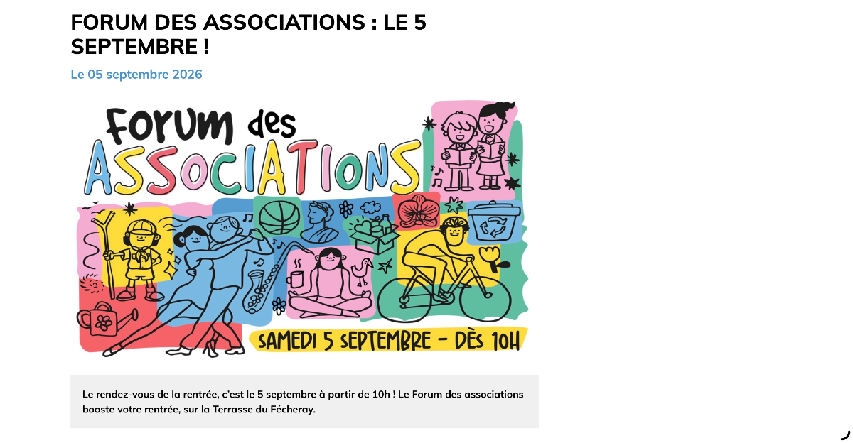 Forum des associations
