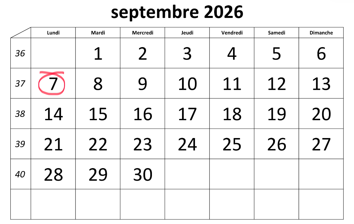 Reprise des cours