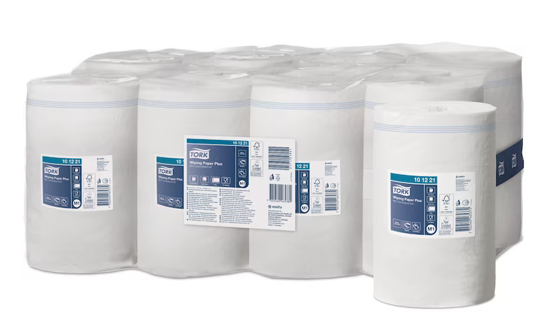 Tork Wiping Paper Plus Mini Centrefeed 2ply M1 72m x 11