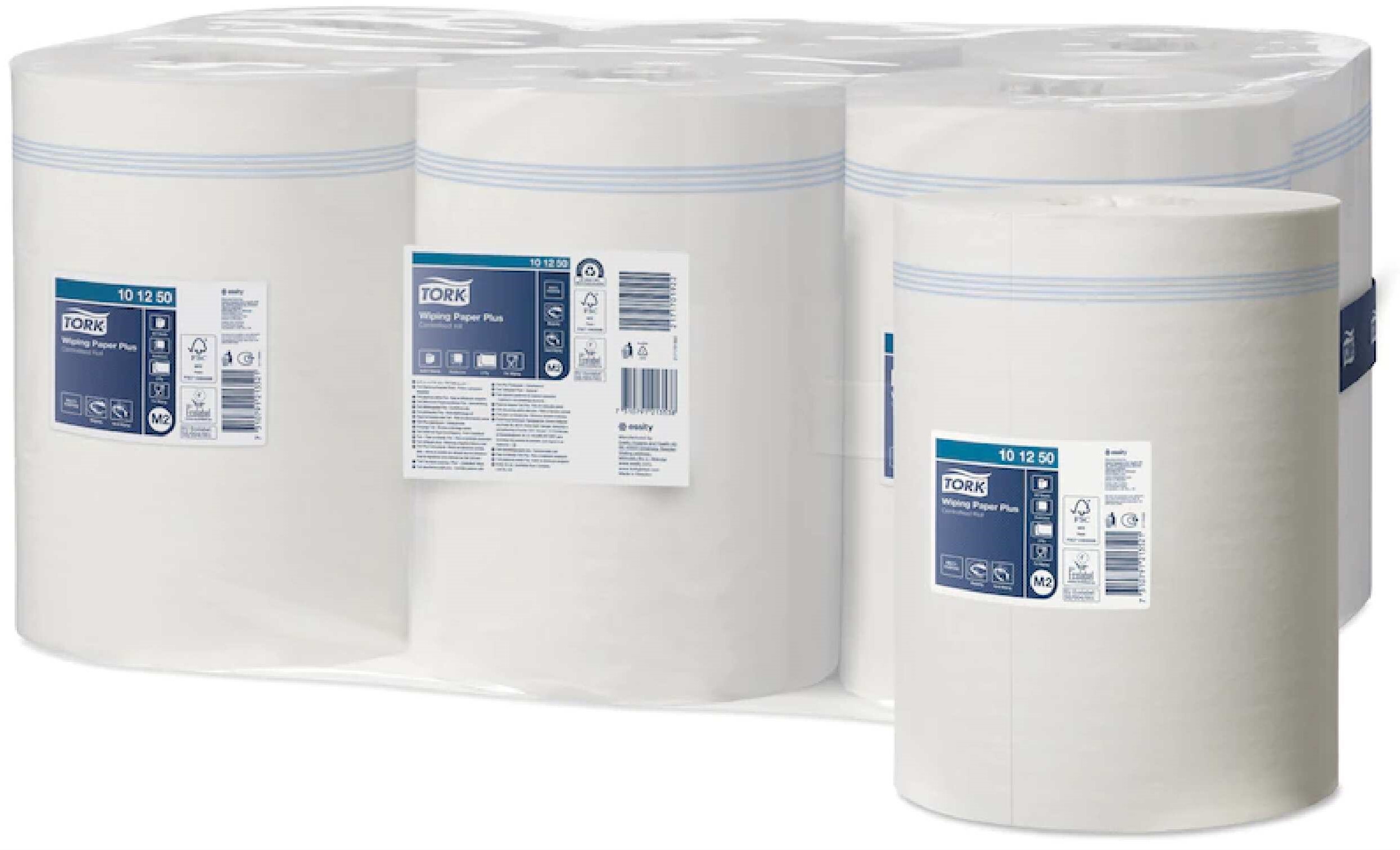 Tork Wiping Paper Plus Centrefeed 2ply M2 160m x 6