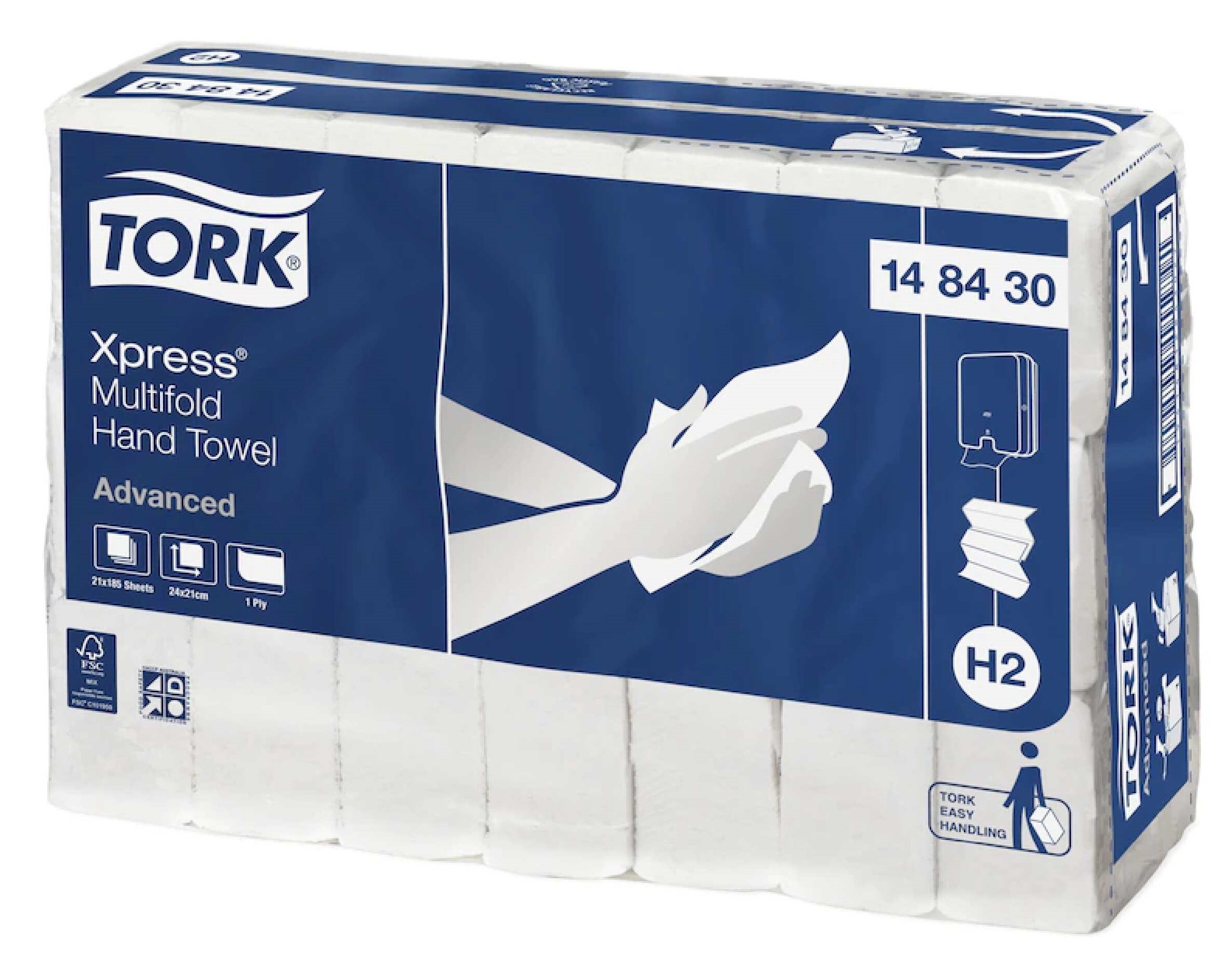 Tork Xpress Multifold Hand Towel / Slimline H2 185s x 21