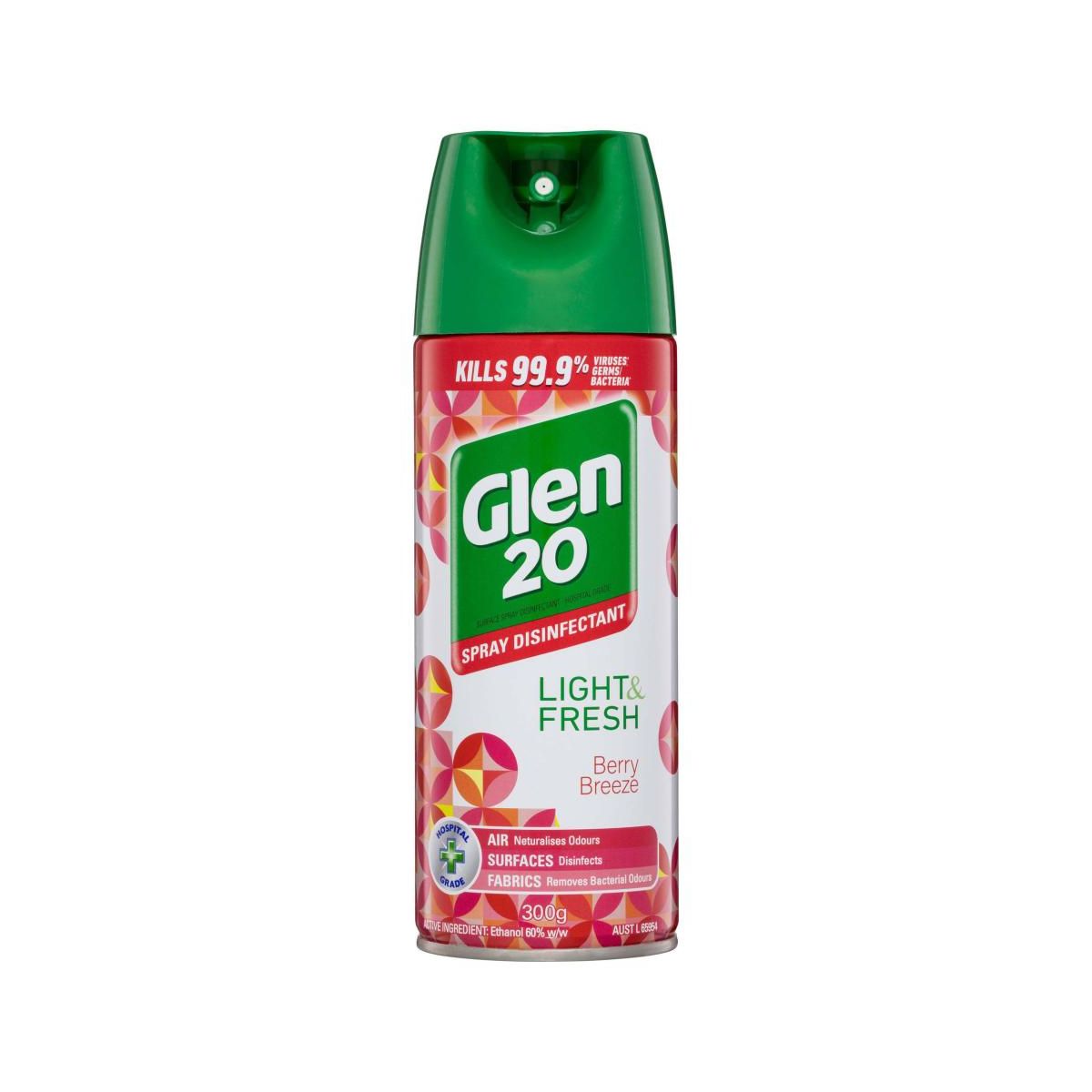 Glen 20 Disinfectant Berry Breeze 300g x 9
