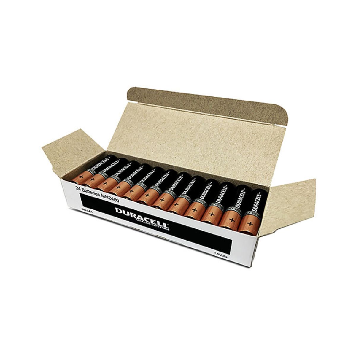Duracell Coppertop AAA 1.5V Singles 24pk White Inner Box