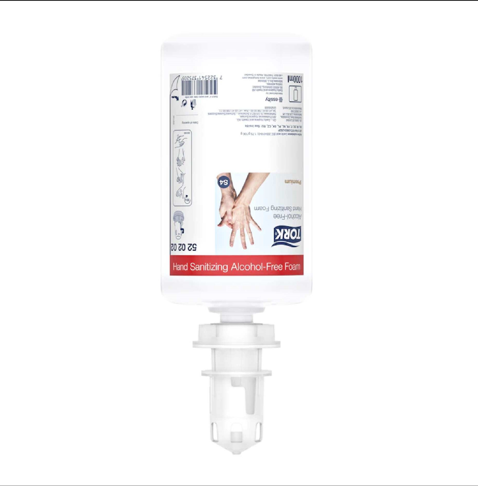 Tork Hand Sanitising Alcohol-Free Foam S4 1000ml x 6
