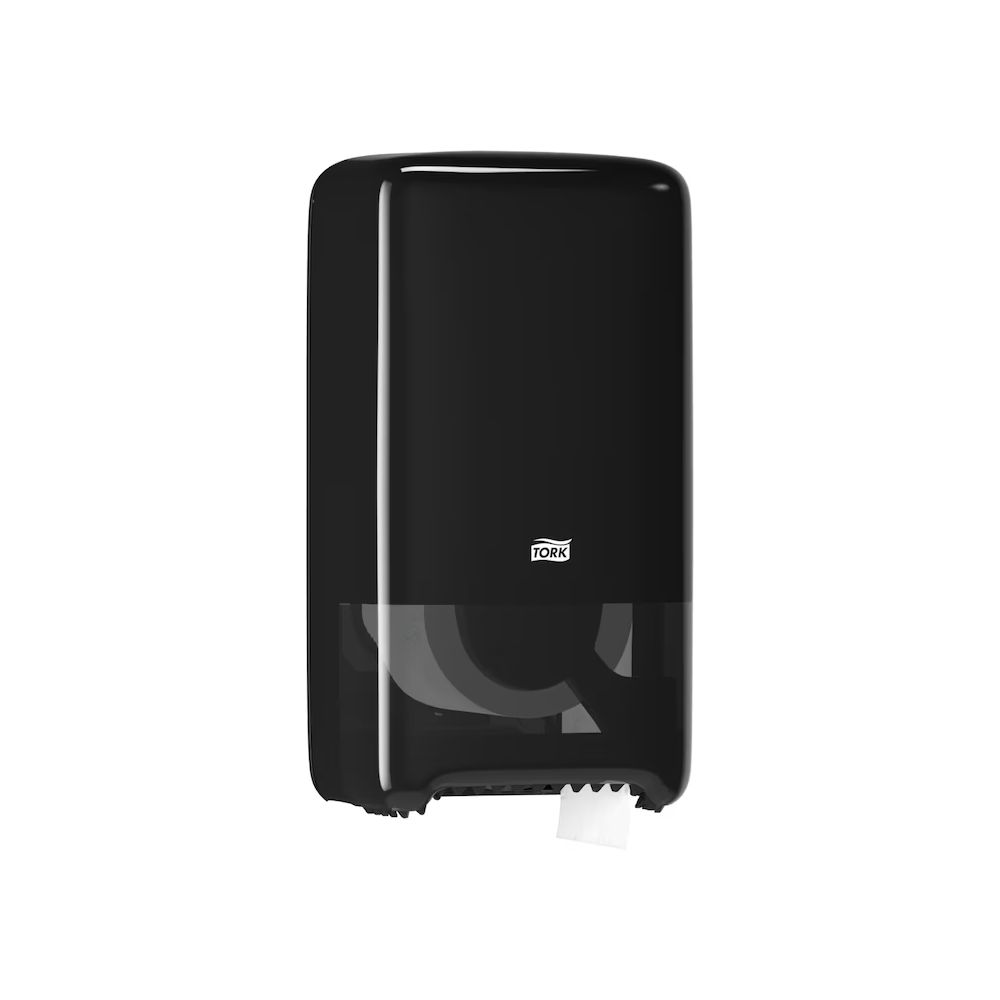 Tork Twin Mid-size Toilet Roll Dispenser Black T6