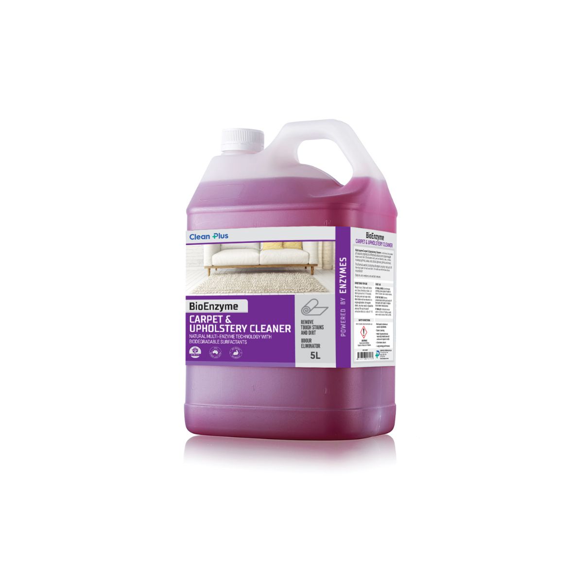 Clean Plus Bioenzyme Carpet & Upholstery Cleaner 5L