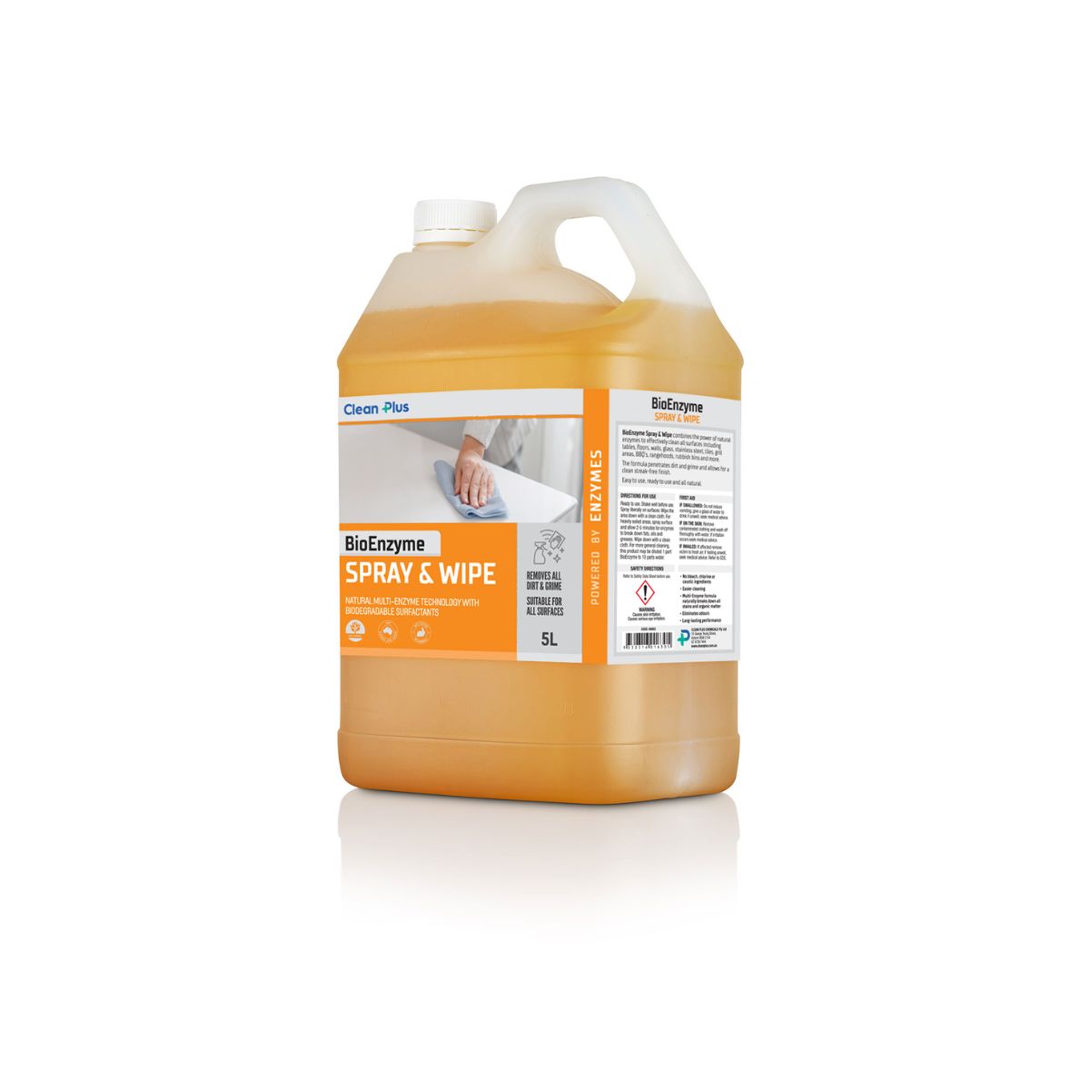 Clean Plus Bioenzyme Spray & Wipe 5L