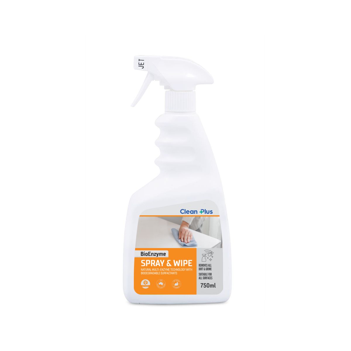 Clean Plus Bioenzyme Spray & Wipe 750ml x 12