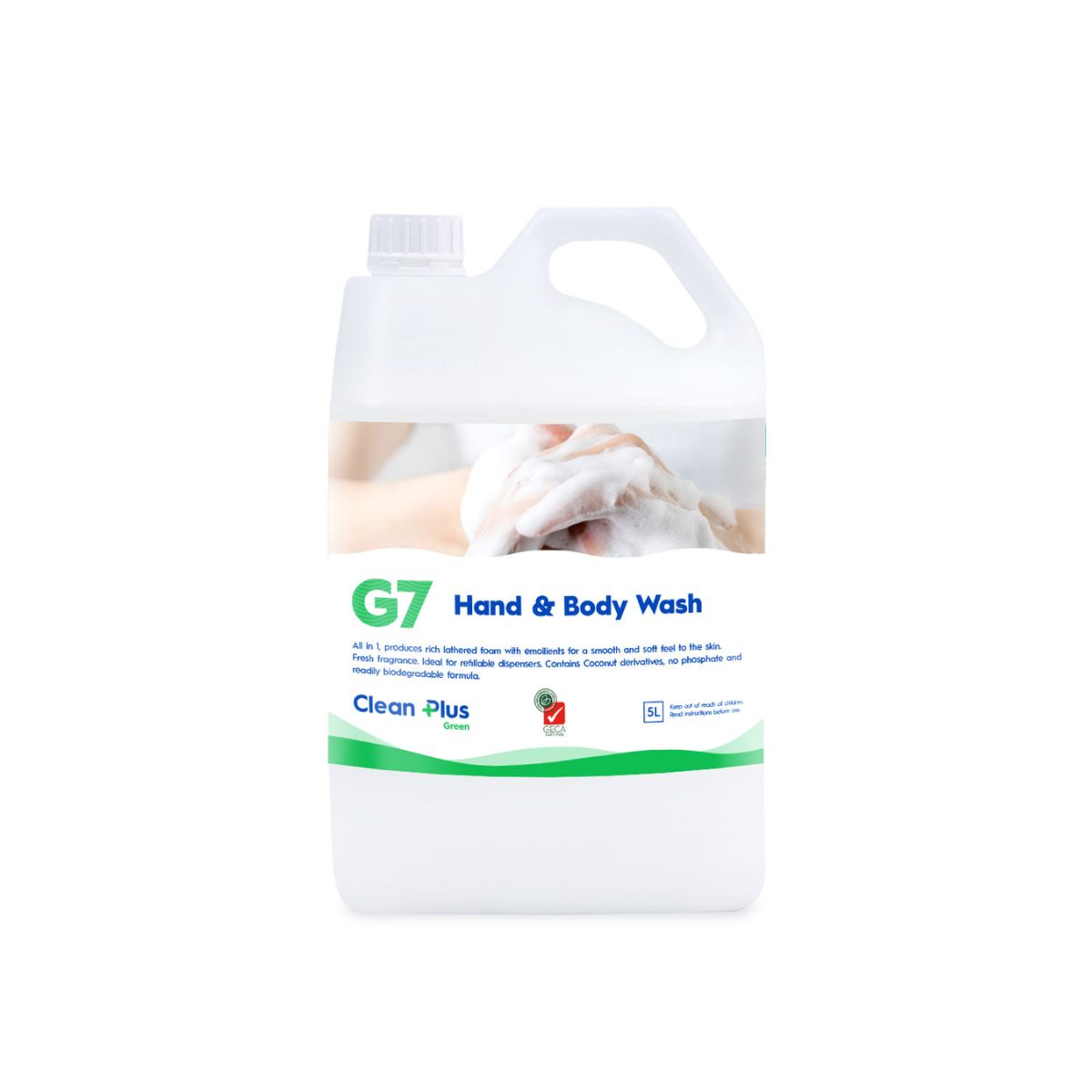 Clean Plus G7 - Hand & Body Wash 5L - GECA