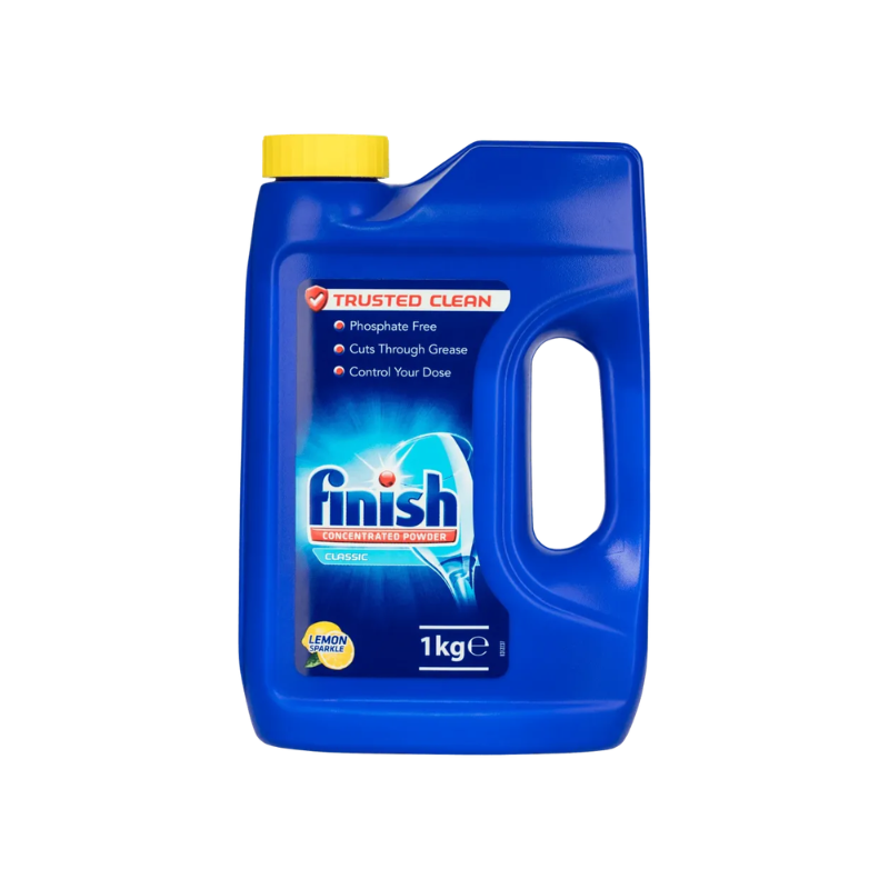 Finish Dish Wash Powder Concentrate Lemon P-Free 1kg x 3
