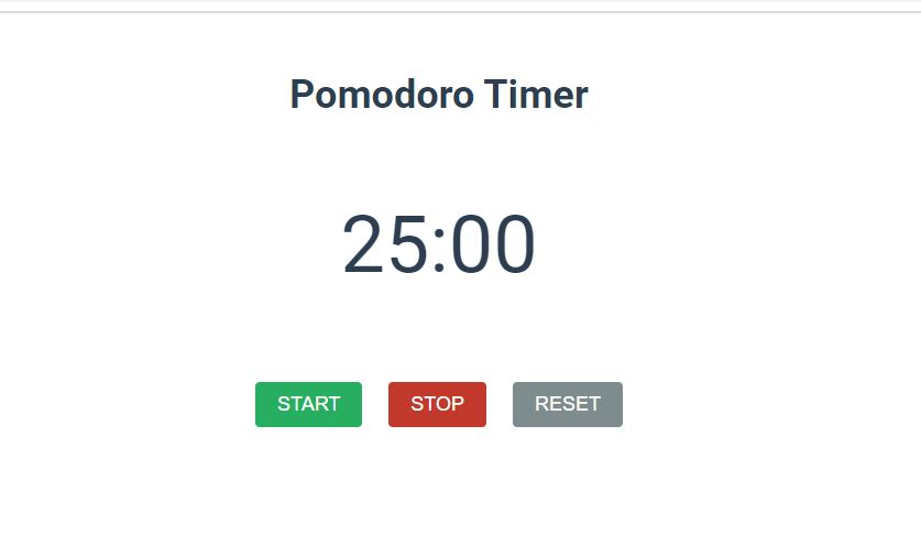 Pomodoro Timer project image