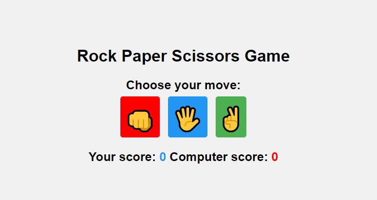 Rock Paper Scissors Game project image