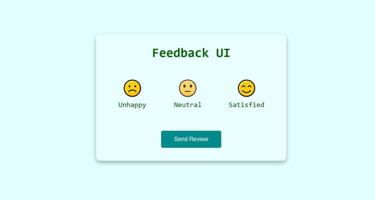 Feedback UI project image
