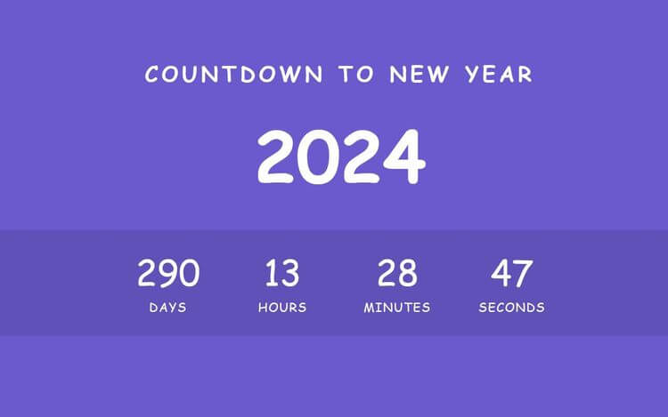 New Year Countdown project image