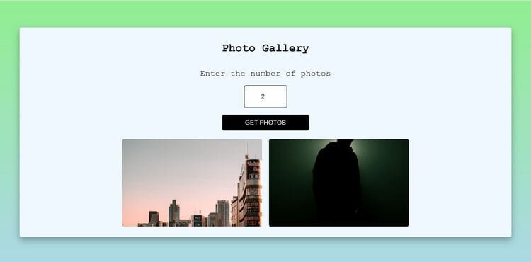 Photo Gallery project image