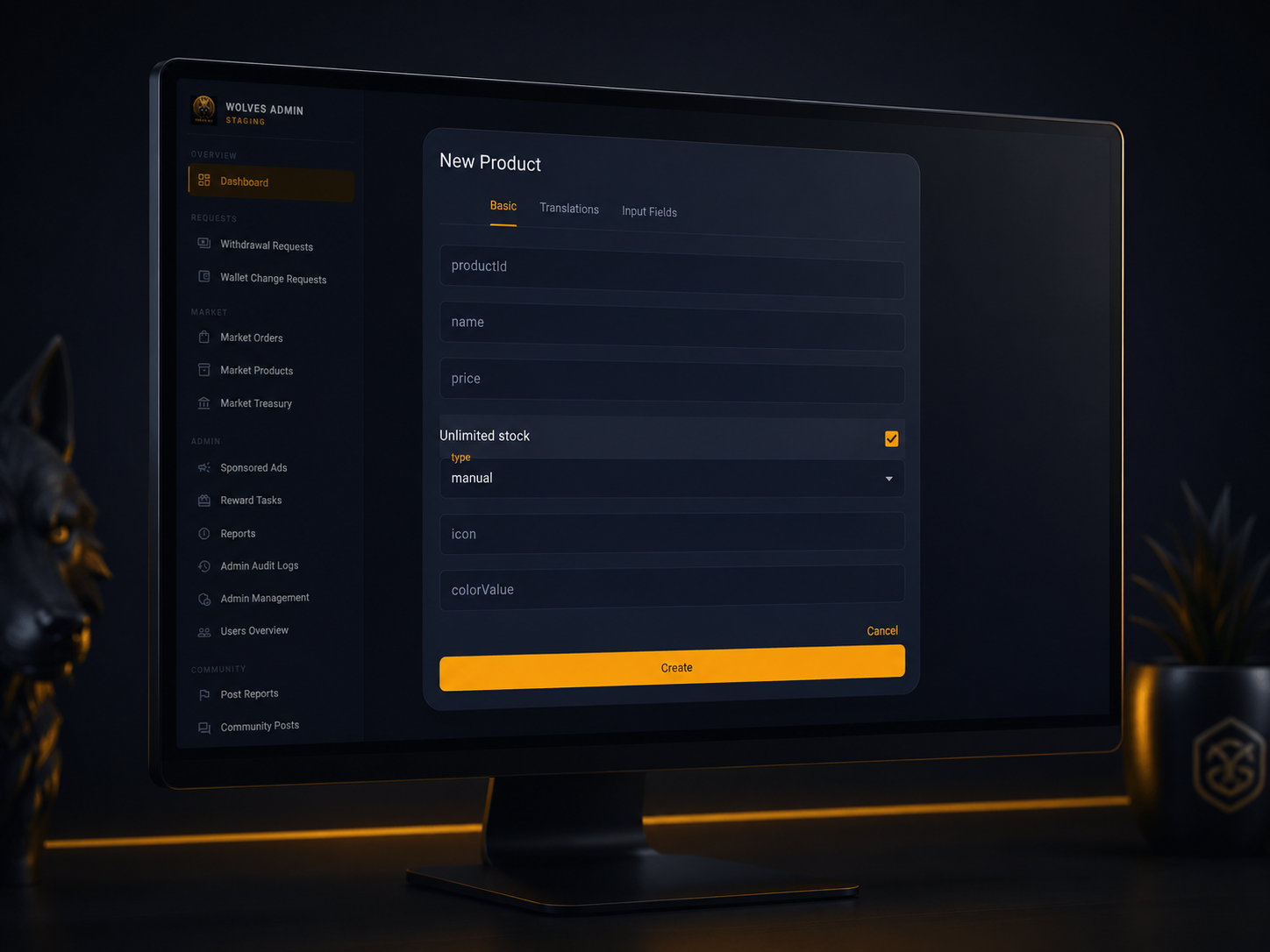 لوحة إدارة Wolves Admin gallery image