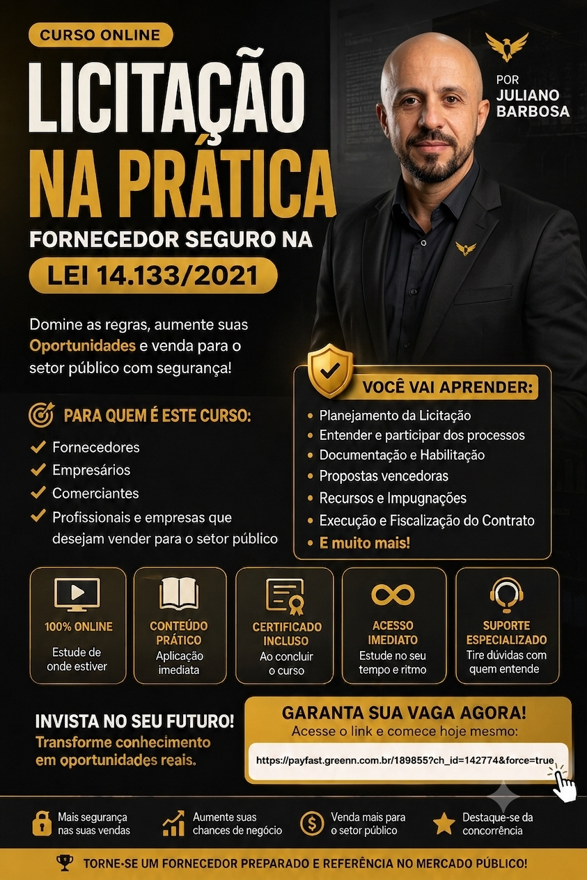 Mentoria | Licitação na prática| Fornecedor seguro na NLL