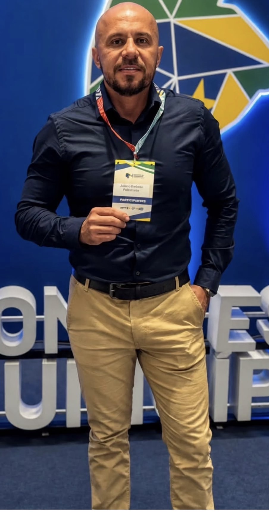 Credenciado como palestrante em congresso