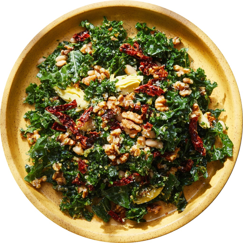 Tuscan White Bean Kale Salad