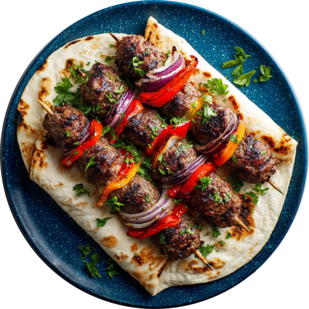 Juicy Sheet Pan Middle Eastern Beef Kebabs