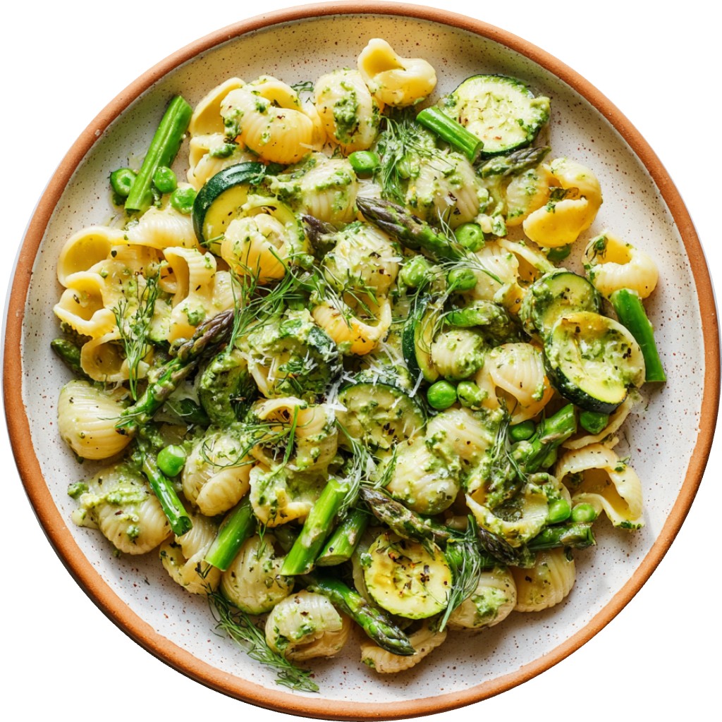 Pasta Salad With Green Goddess Dressing