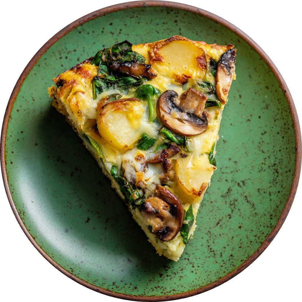 Vegetarian Easy Potato Quiche