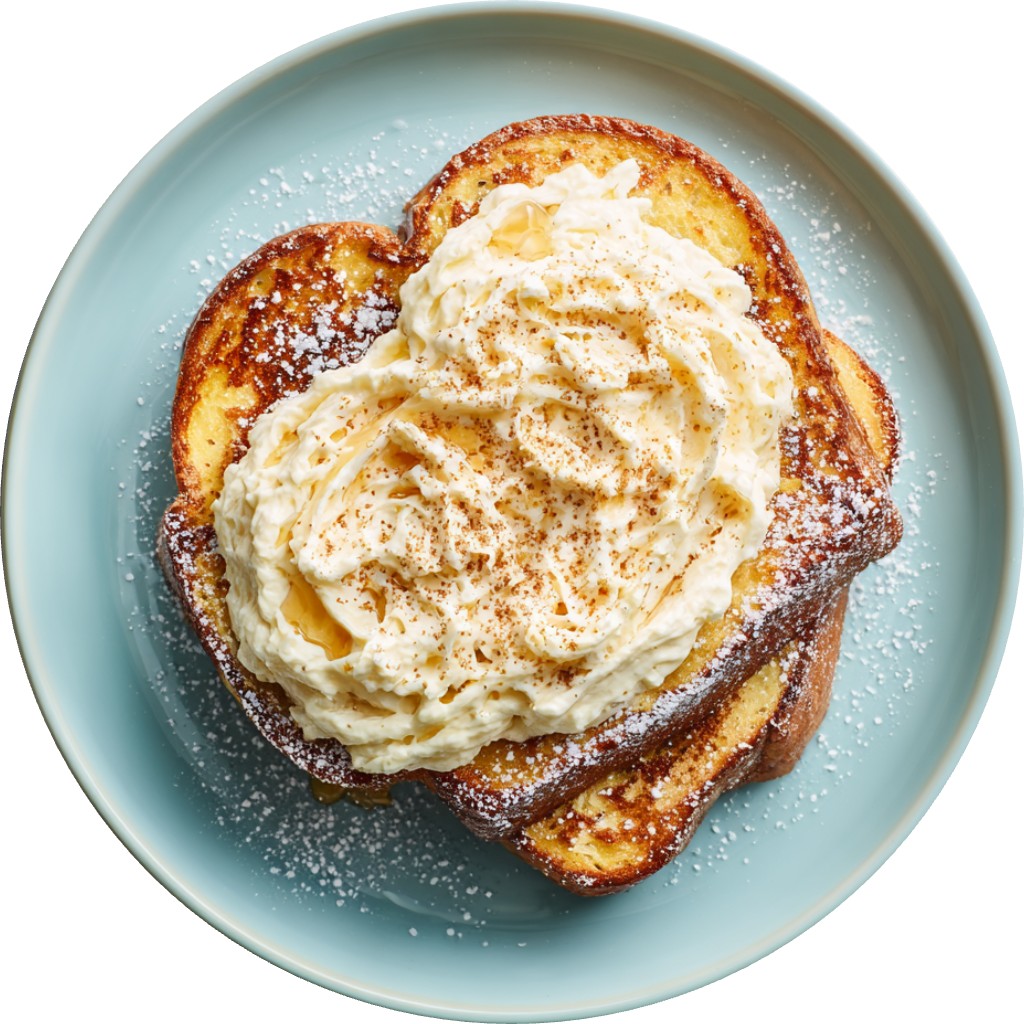 French Toast With Maple Mascarpone Cream