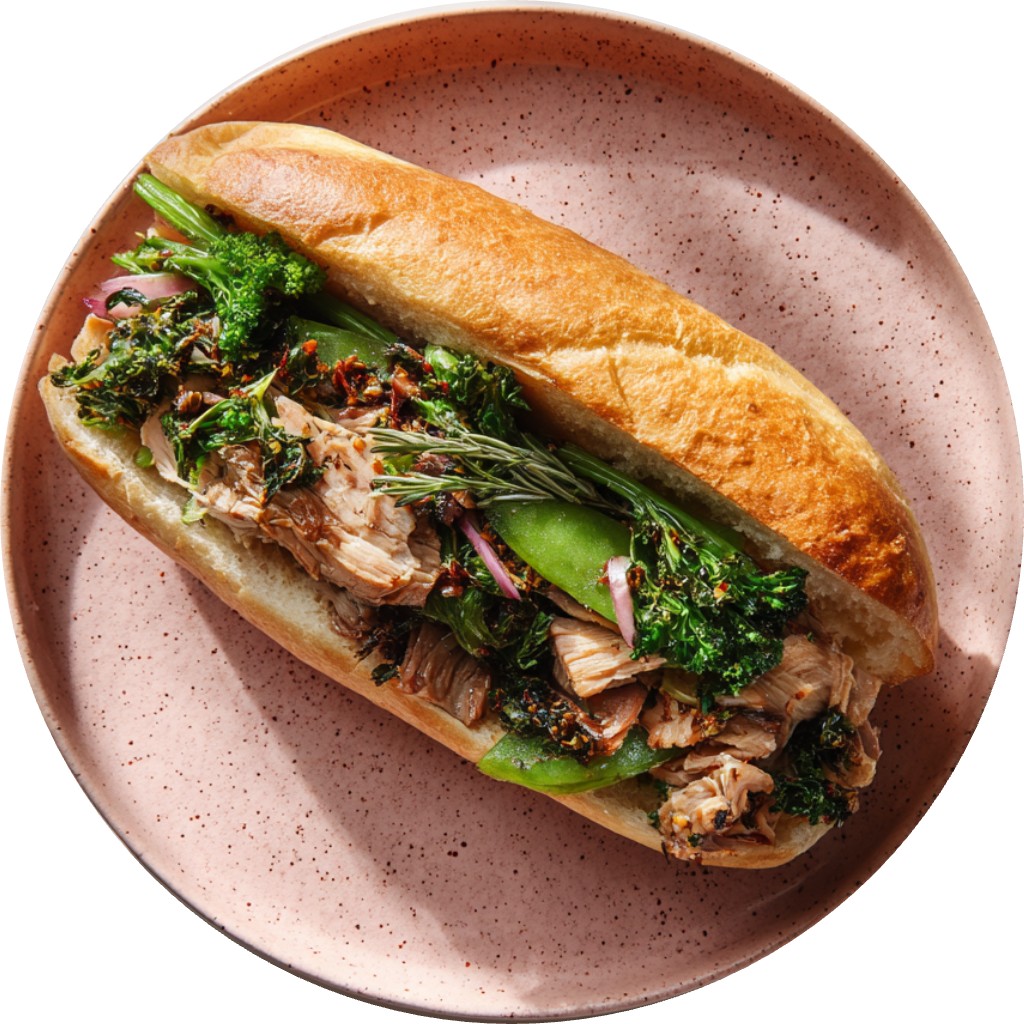Philadelphia Roast Pork Sandwiches