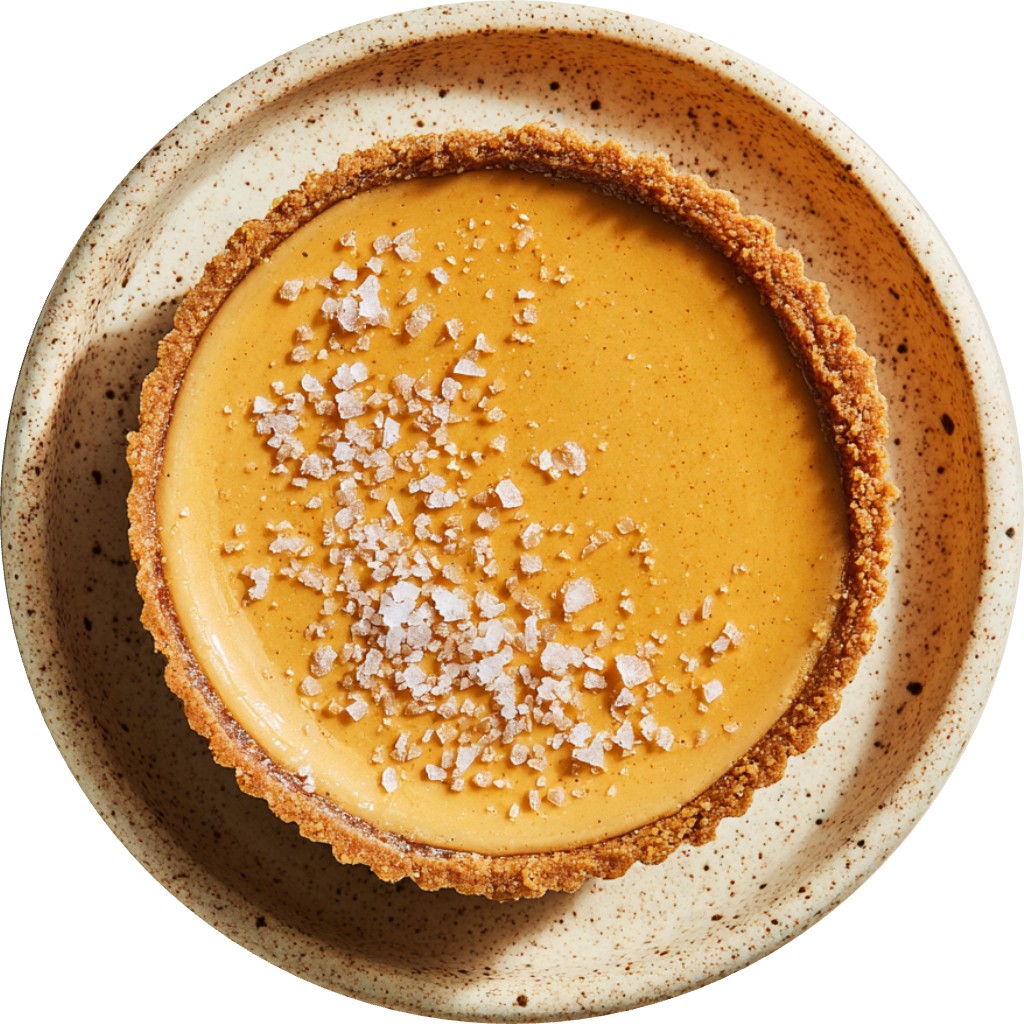 Maple Sea Salt Latte Custard Tart