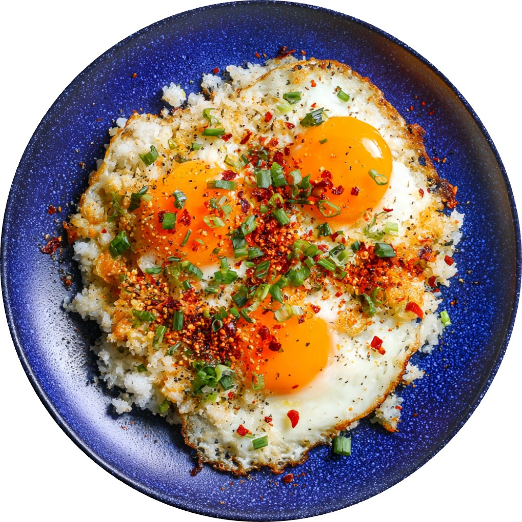 Crispy Rice With Eggs And Chili Crisp