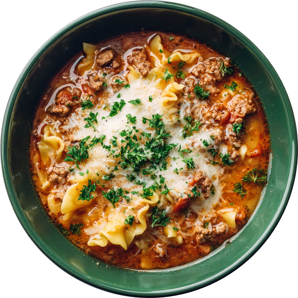 One Pot Lazy Lasagna Soup