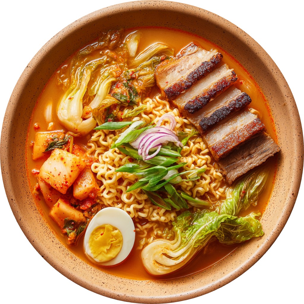 Kimchi Jjigae With Noodles