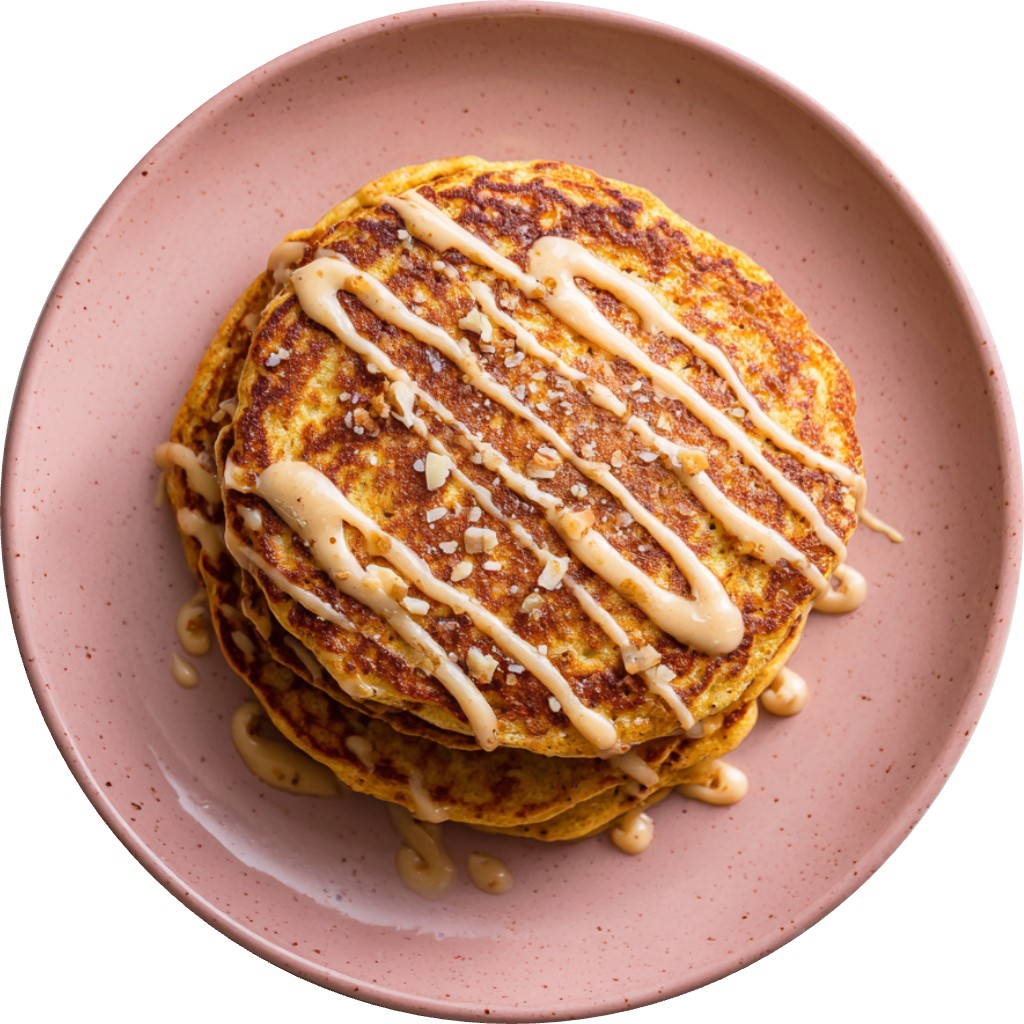 High-Protein Cottage Cheese Carrot Cake Pancakes