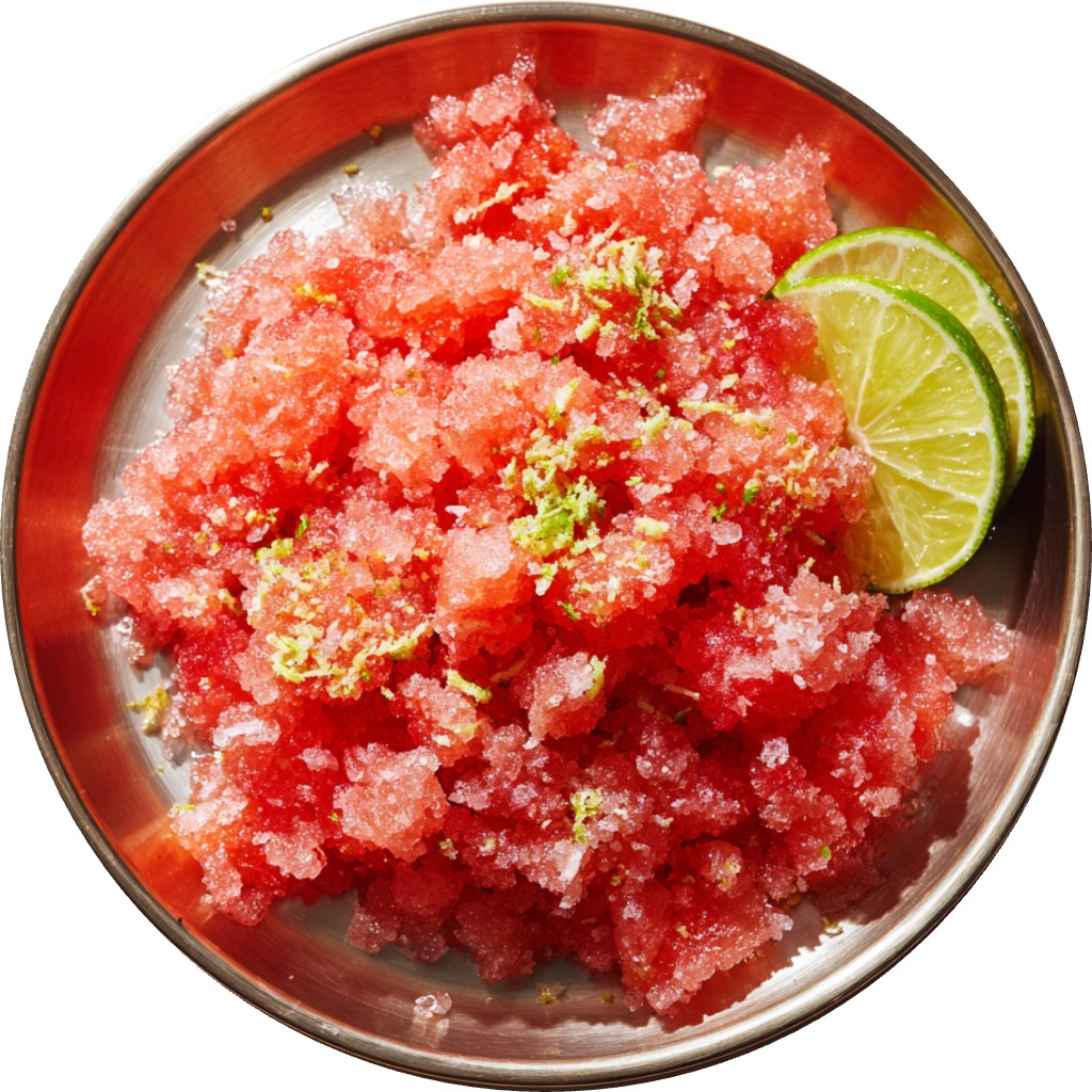 Salted Watermelon Granita With Chili + Lime