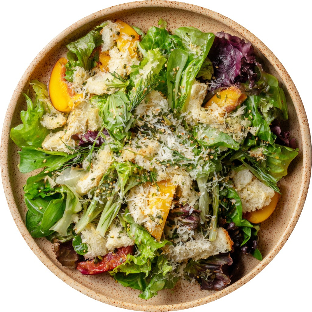 Lemon Parmesan Sesame Salad