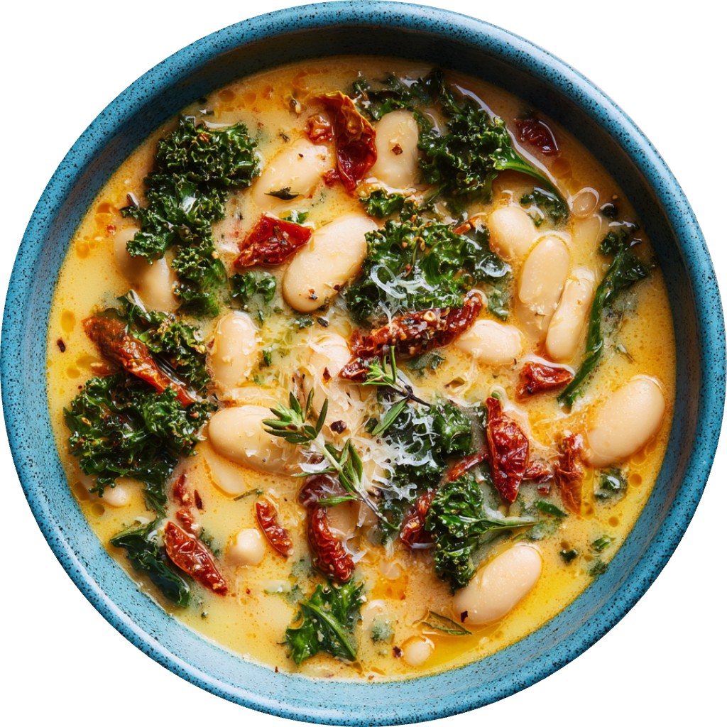 The Coziest Tuscan Butter Bean Soup
